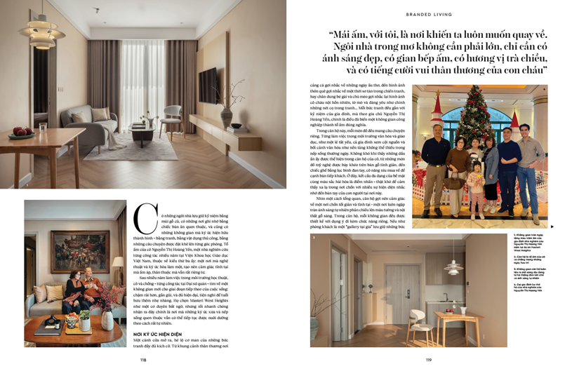 Những c&acirc;u chuyện dung dị về &ldquo;nếp nh&agrave;&rdquo; của c&aacute;c cư d&acirc;n Masterise Homes trong Branded Living Magazine số đầu ti&ecirc;n.
