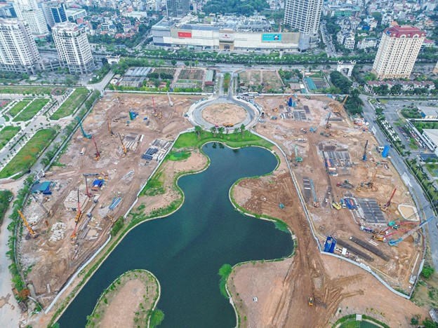 Noble West Lake Ha Noi: 12 tòa tháp 40 tầng thi công xuyên đêm, "đại công trường" lớn bậc nhất Tây Hồ Tây lộ diện - Ảnh 1