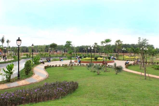 Phối cảnh dự án Gold Hill (thị trấn Trảng Bom, huyện Trảng Bom, Đồng Nai).