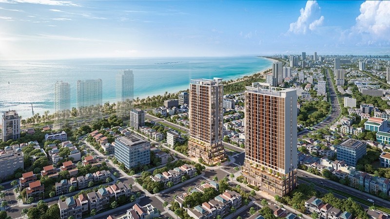 Phối cảnh minh họa dự &aacute;n Sun Costa Residence cận biển Mỹ Kh&ecirc; - Ảnh phối cảnh minh họa Sun Property
