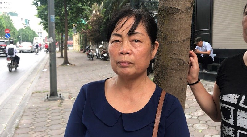 Bà Nguyễn Thị Hồng Xuân chủ căn hộ 1002.