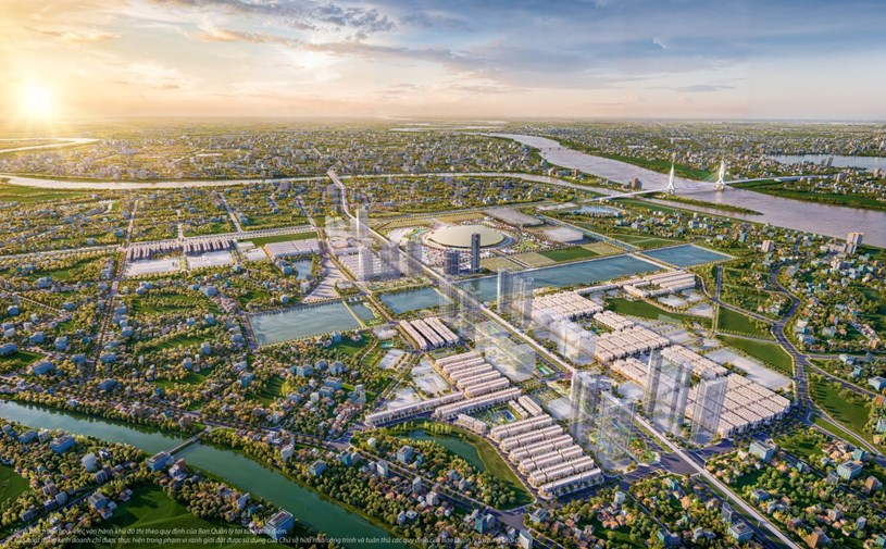 Vinhomes Global Gate l&agrave; dự &aacute;n hưởng lợi lớn nhất sau khi cầu Tứ Li&ecirc;n ho&agrave;n th&agrave;nh.