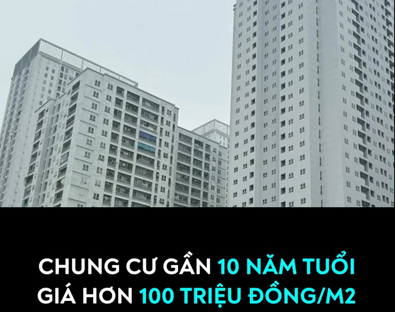 CHUNG CƯ GẦN 10 NĂM TUỔI GI&#193; HƠN 100 TRIỆU ĐỒNG/M2  - Ảnh 1