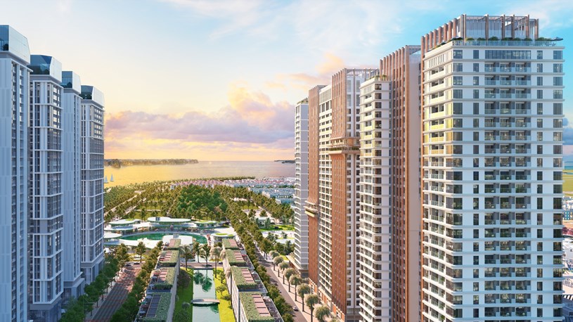 Phối cảnh dự &aacute;n Sun Festo Town tại trung t&acirc;m B&atilde;i Ch&aacute;y. Ảnh minh họa: Sun Property.