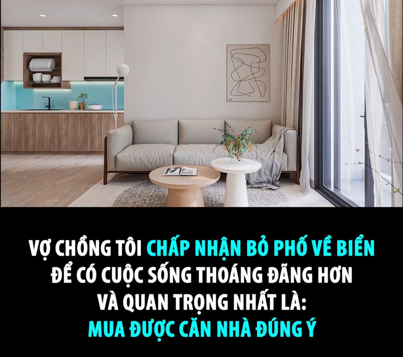 CHẤP NHẬN BỎ PHỐ VỀ BIỂN ĐỂ C&#211; CUỘC SỐNG THO&#193;NG Đ&#195;NG HƠN V&#192; QUAN TRỌNG NHẤT L&#192;: MUA ĐƯỢC CĂN NH&#192; Đ&#218;NG &#221;  - Ảnh 1