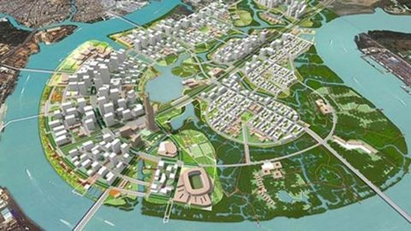 TP.HCM sẽ đấu giá công khai 9 lô đất vàng ở khu đô thị mới Thủ Thiêm. Ảnh minh họa
