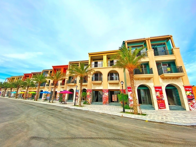 H&igrave;nh ảnh d&atilde;y shophouse Florita
