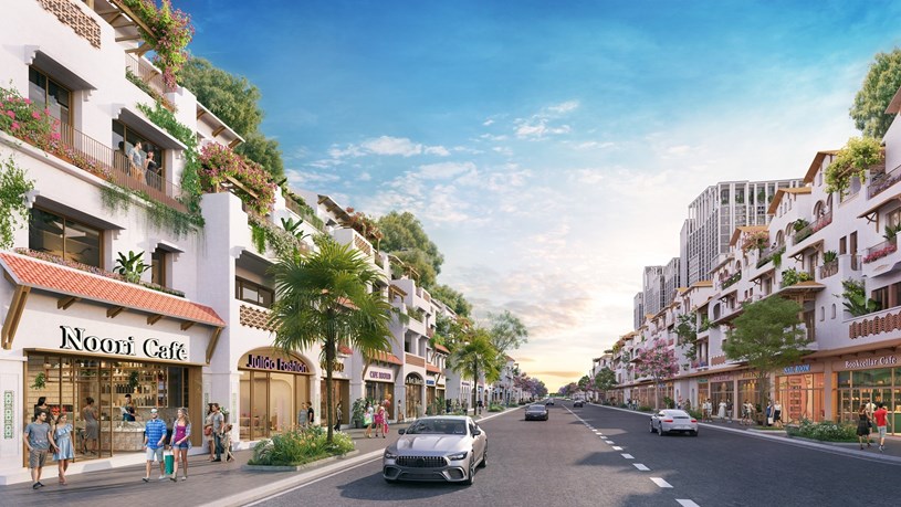 Cảm hứng kiến trúc Đông - Tây được “thổi hồn” vào mọi không gian tại Blanca City.