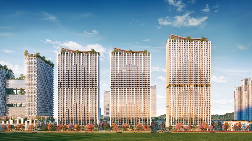 Những tòa tháp Blanca mang hình hài cánh buồm vươn khơi.