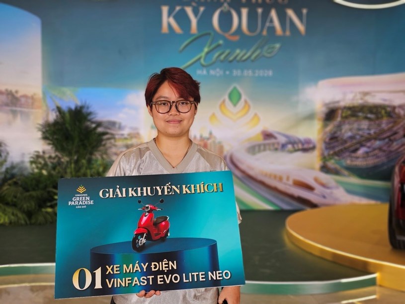 Thanh Hồng - Gen Z H&agrave; Th&agrave;nh v&agrave;o Nam lập nghiệp v&agrave; lựa chọn Vinhomes Green Paradise Cần Giờ l&agrave; nơi an cư của m&igrave;nh (Ảnh: Vinhomes).