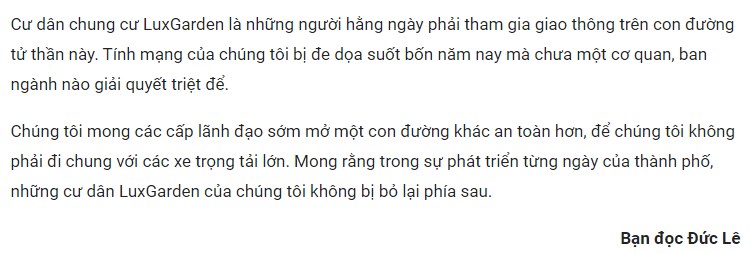 Chung cư Lux Garden: Cư d&#226;n vất vả &quot;xin đường&quot;  - Ảnh 4