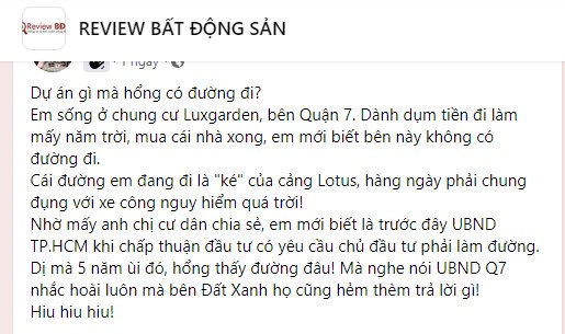 Chung cư Lux Garden: Cư d&#226;n vất vả &quot;xin đường&quot;  - Ảnh 5