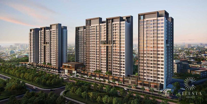 Phối cảnh dự &aacute;n Celesta Rise Nh&agrave; B&egrave;