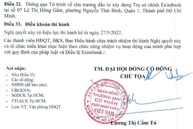 Dự &#225;n trụ sở Eximbank &#39;đắp chiếu tr&#249;m mền&#39; sau một thập kỷ sắp được hồi sinh? - Ảnh 1