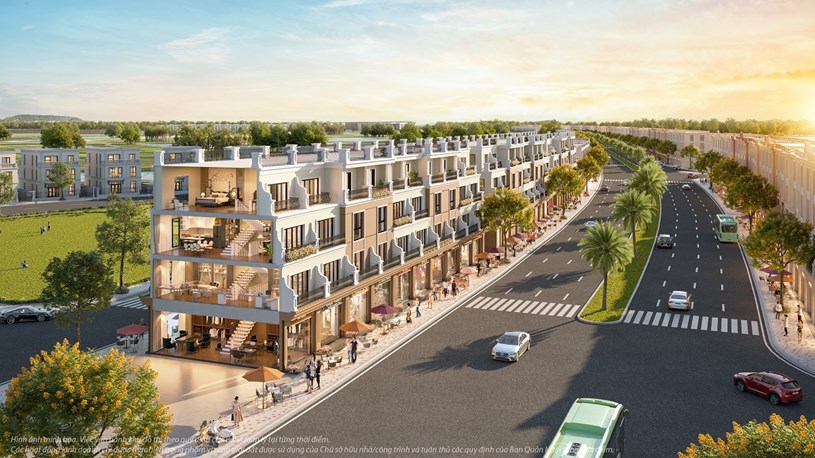 Thiết kế linh hoạt, đa dạng c&ocirc;ng năng mang tới khả năng khai th&aacute;c tối ưu cho shophouse Vinhomes Royal Island.
