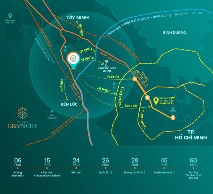 Vinhomes Green City sở hữu vị tr&iacute; chiến lược giữa trung t&acirc;m tam gi&aacute;c kinh tế v&agrave;ng ph&iacute;a Nam.