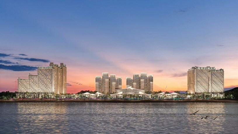 To&agrave;n cảnh &ldquo;th&agrave;nh phố trắng&rdquo; Blanca City kề b&ecirc;n biển B&atilde;i Sau, Vũng T&agrave;u.