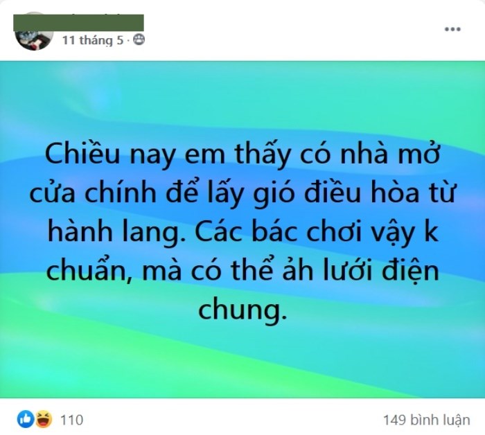 Khổ như cái hành lang chung cư - Ảnh 1