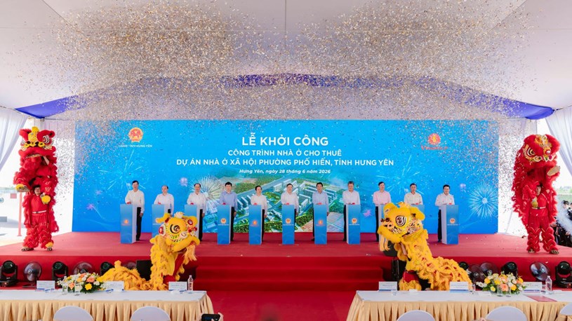 VINGROUP KHỞI CÔNG CÔNG TRÌNH NHÀ Ở CHO THUÊ DỰ ÁN NHÀ Ở XÃ HỘI PHƯỜNG PHỐ HIẾN, TỈNH HƯNG YÊN  - Ảnh 1