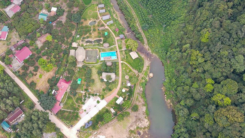 Điểm du lịch nghỉ dưỡng Homestay Cội nguồn.