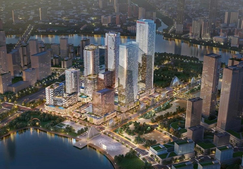 Phối cảnh dự &aacute;n khu phức hợp th&ocirc;ng minh Lotte Eco Smart City Thủ Thi&ecirc;m