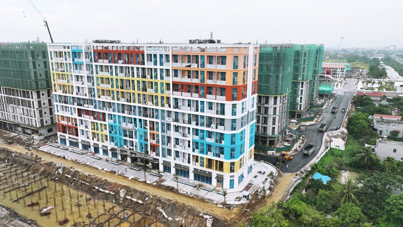 T&ograve;a A1 chuẩn bị ch&agrave;o đ&oacute;n c&aacute;c cư d&acirc;n v&agrave; nh&agrave; đầu tư đầu ti&ecirc;n (Ảnh: &Aacute;nh Dương).