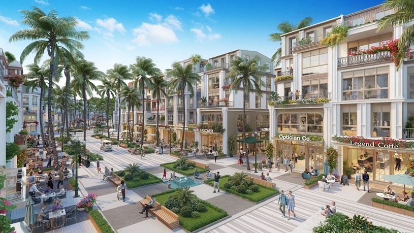 Tuyến phố trải nghiệm xanh kết nối Phường R&egrave;n v&agrave; Phường Dệt (Ảnh: Sun Property).