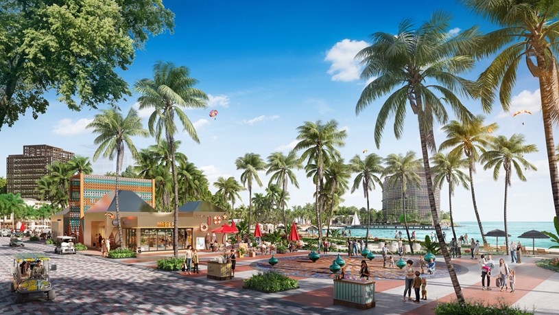 Nh&agrave; phố Xanh Boutique nằm giữa hệ tiện &iacute;ch đồng bộ (Ảnh: Sun Property).