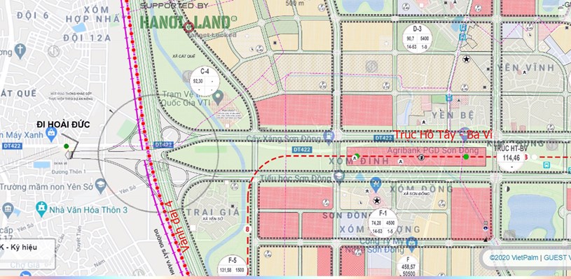 Trục đường Hồ T&#226;y - Ba V&#236; qua H&#242;a Lạc sẽ mở theo qui hoạch: To&#224;n cảnh đoạn Hồ T&#226;y đến V&#224;nh đai 4 - Ảnh 23