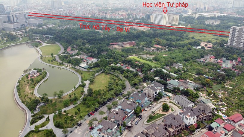 Trục đường Hồ T&#226;y - Ba V&#236; qua H&#242;a Lạc sẽ mở theo qui hoạch: To&#224;n cảnh đoạn Hồ T&#226;y đến V&#224;nh đai 4 - Ảnh 13