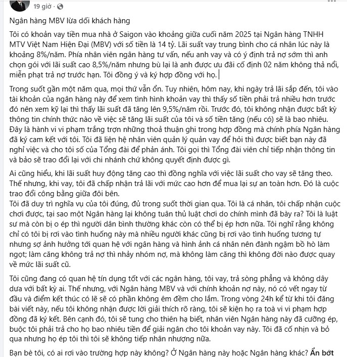 Ảnh chụp từ post Fb Tuan Ngo