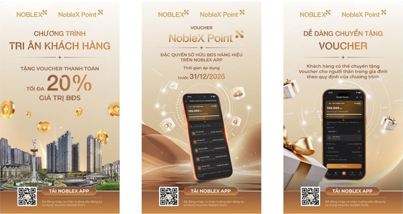 Sunshine Group tung chính sách tặng Voucher NobleX Point cho khách hàng thân thiết, dùng thanh toán tối đa 20% giá trị BĐS mới - Ảnh 1