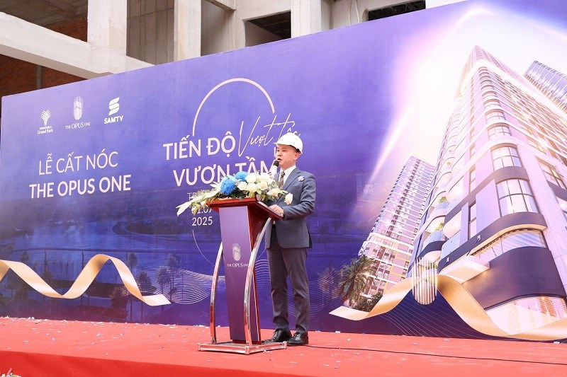 Vinhomes v&#224; SAMTY tổ chức lễ cất n&#243;c 4 to&#224; th&#225;p The Opus One, dự kiến b&#224;n giao từ qu&#253; I/2026 - Ảnh 2
