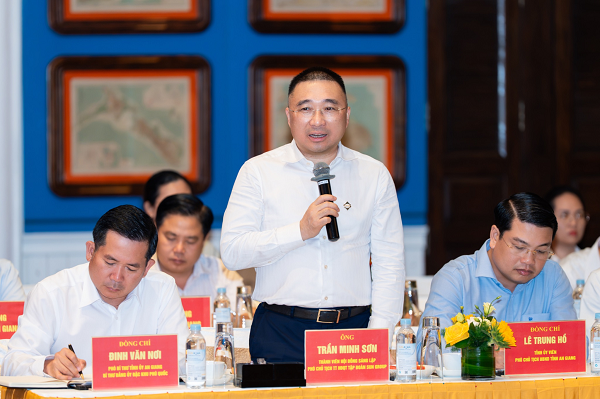 &Ocirc;ng Trần Minh Sơn - Ph&oacute; Chủ tịch thường trực Tập đo&agrave;n Sun Group - khẳng định Tập đo&agrave;n sẽ dồn to&agrave;n bộ nguồn lực để ho&agrave;n th&agrave;nh c&aacute;c dự &aacute;n đ&uacute;ng tiến độ