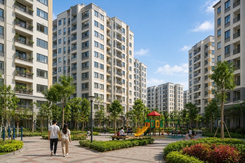 Hà Nội: Chuẩn bị mở bán nhà ở xã hội giá từ 1,3 tỷ đồng/căn tại khu vực cạnh Vành đai 3  - Ảnh 1