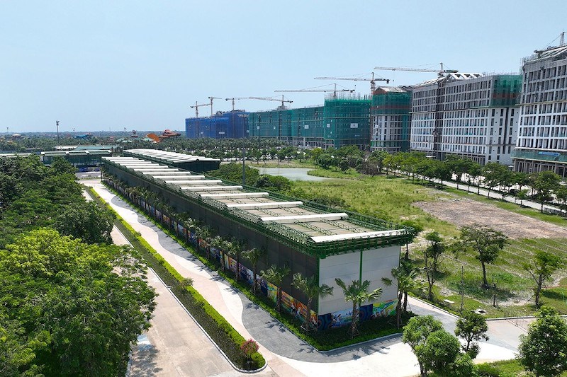 C&aacute;c t&ograve;a căn hộ cao tầng Park Residence thi c&ocirc;ng ấn tượng