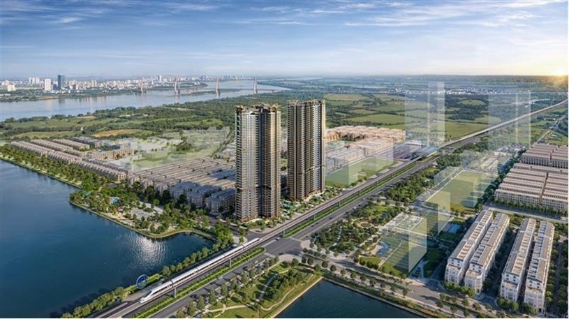 Chạm khắc ưu quyền, vị thế được định h&igrave;nh ngay từ vị tr&iacute; t&acirc;m điểm giao thương quốc tế Global Gate H&agrave; Nội
