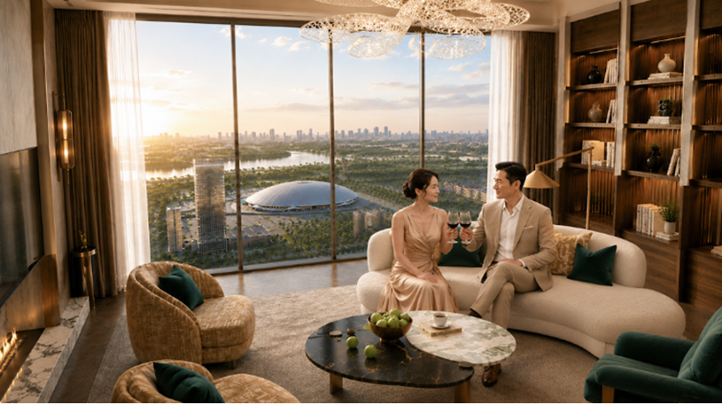 Hội tụ 5 chất sống định h&igrave;nh phẩm kh&iacute; sang trọng vượt tầm, mỗi tư gia l&agrave; dấu ấn t&ocirc;n vinh vị thế chủ nh&acirc;n