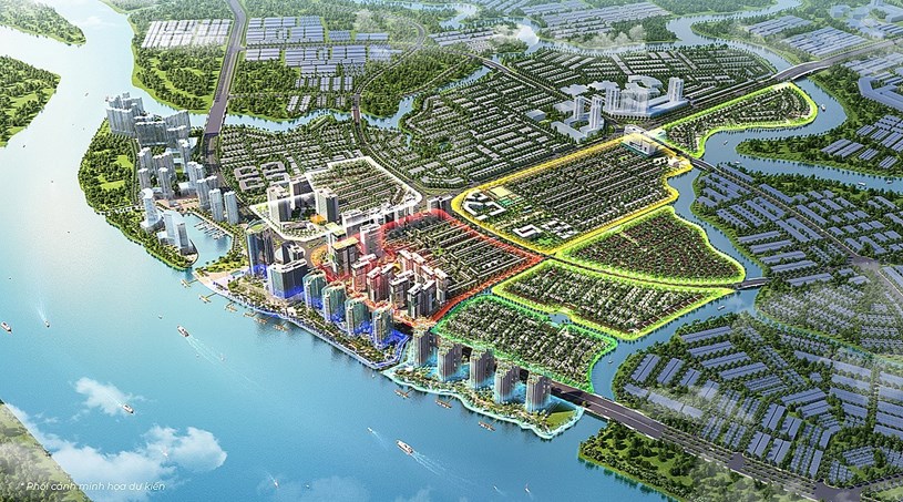 Phối cảnh dự &aacute;n &ldquo;ma&rdquo; Izumi City do Nam Long Group l&agrave;m chủ đầu tư.