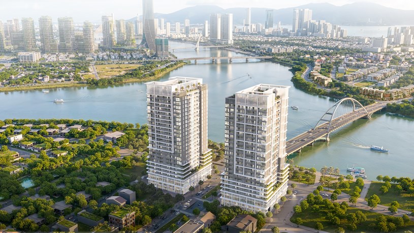 C&aacute;c tổ hợp căn hộ của Sun Group tại Nam trung t&acirc;m Đ&agrave; Nẵng đang thu h&uacute;t giới đầu tư s&agrave;nh sỏi. Ảnh: Sun Property.