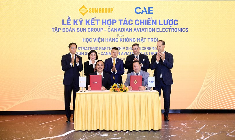 Sun Group hợp t&#225;c chiến lược với đối t&#225;c h&#224;ng đầu từ Canada, ph&#225;t triển Học viện H&#224;ng kh&#244;ng Mặt trời chuẩn quốc tế - Ảnh 1