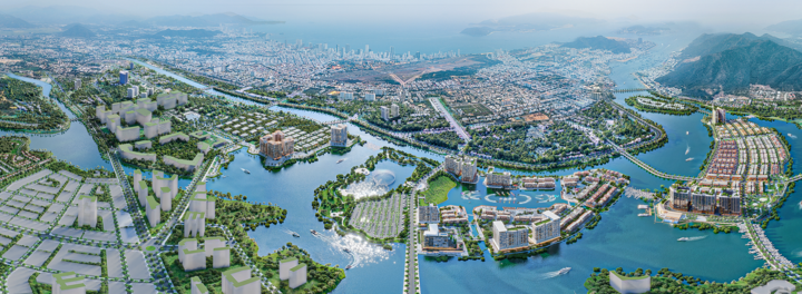 Charmora City được định vị l&agrave; &ldquo;th&agrave;nh phố đảo quốc tế&rdquo; với hệ sinh th&aacute;i &ldquo;Live - Work - Play&rdquo; ho&agrave;n chỉnh.