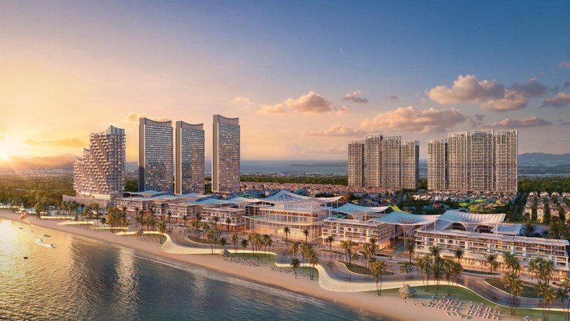 Blanca City với hơn 70% diện t&iacute;ch cho mảng xanh v&agrave; tiện &iacute;ch (Ảnh phối cảnh: Sun Property).&nbsp;