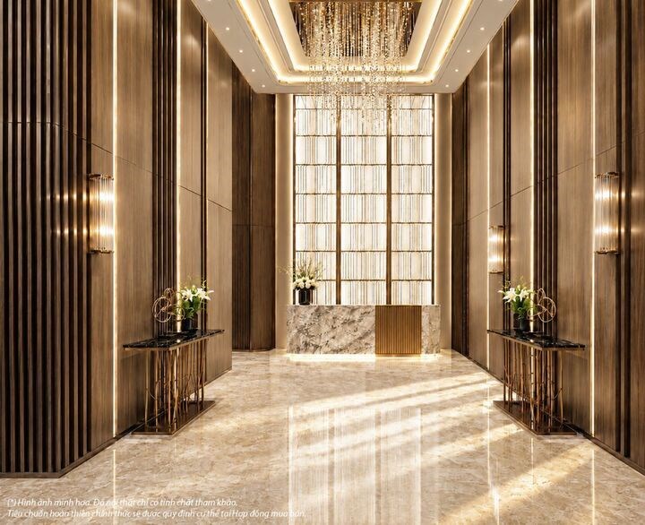 Đẳng cấp của Golf Bay 2 được cảm nhận từ h&agrave;nh tr&igrave;nh trở về chỉn chu, nơi sảnh đ&oacute;n mở đầu cho trải nghiệm sống chuẩn Diamond mỗi ng&agrave;y.