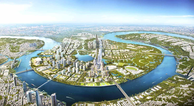 Phối cảnh dự &aacute;n Empire City. Ảnh: Tiến Phước&nbsp;