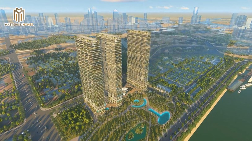 Phối cảnh dự &aacute;n cao cấp Masterise Homes Ba Son, TP HCM.