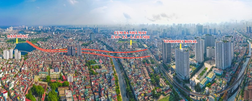 Khu đất rộng khoảng 11 ha, c&oacute; vị tr&iacute; đắc địa khi nằm gần khu đ&ocirc; thị Vinhomes Royal City v&agrave; dự &aacute;n mở đường v&agrave;nh đai 2,5. Xung quanh khu đất l&agrave; nhiều trường đại học lớn như Đại học Khoa học Tự Nhi&ecirc;n, Khoa học X&atilde; hội v&agrave; Nh&acirc;n Văn, Thuỷ Lợi, C&ocirc;ng Đo&agrave;n&hellip;