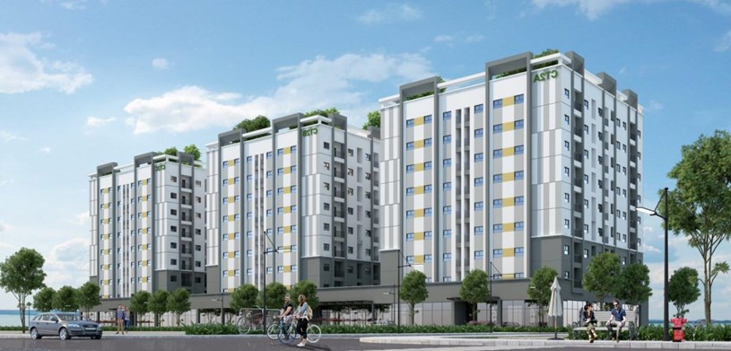 Dự &aacute;n Nh&agrave; ở x&atilde; hội Kim Hoa. Ảnh: C&ocirc;ng ty TNHH Thương mại v&agrave; X&acirc;y dựng Th&acirc;n H&agrave;