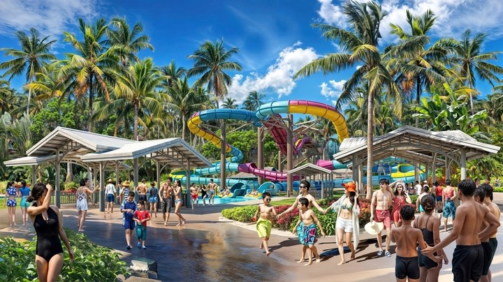 C&ocirc;ng vi&ecirc;n nước Sun World Vũng T&agrave;u gần 15ha dự kiến vận h&agrave;nh từ đầu năm 2026