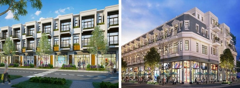 Shophouse cho ph&eacute;p chủ đầu tư vừa c&oacute; kh&ocirc;ng gian sinh sống lại vừa c&oacute; mặt bằng kinh doanh. Đồ họa: Kim Nhung